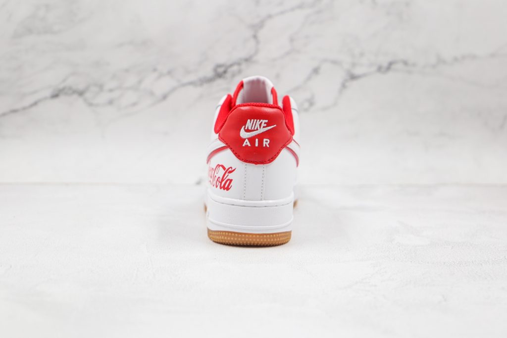 耐克nikeairforce1纯原版本可口可乐联名af1空军一号白红色原标原盒