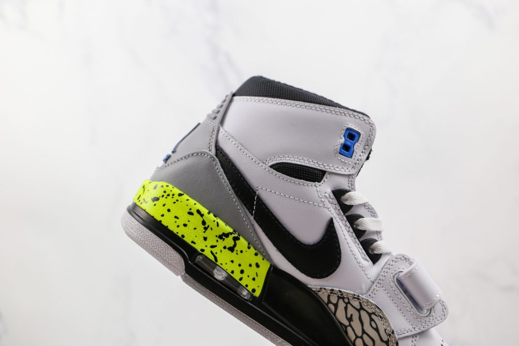 乔丹airjordanlegacy312纯原版本高帮aj312白黑绿色板鞋原盒原标货号